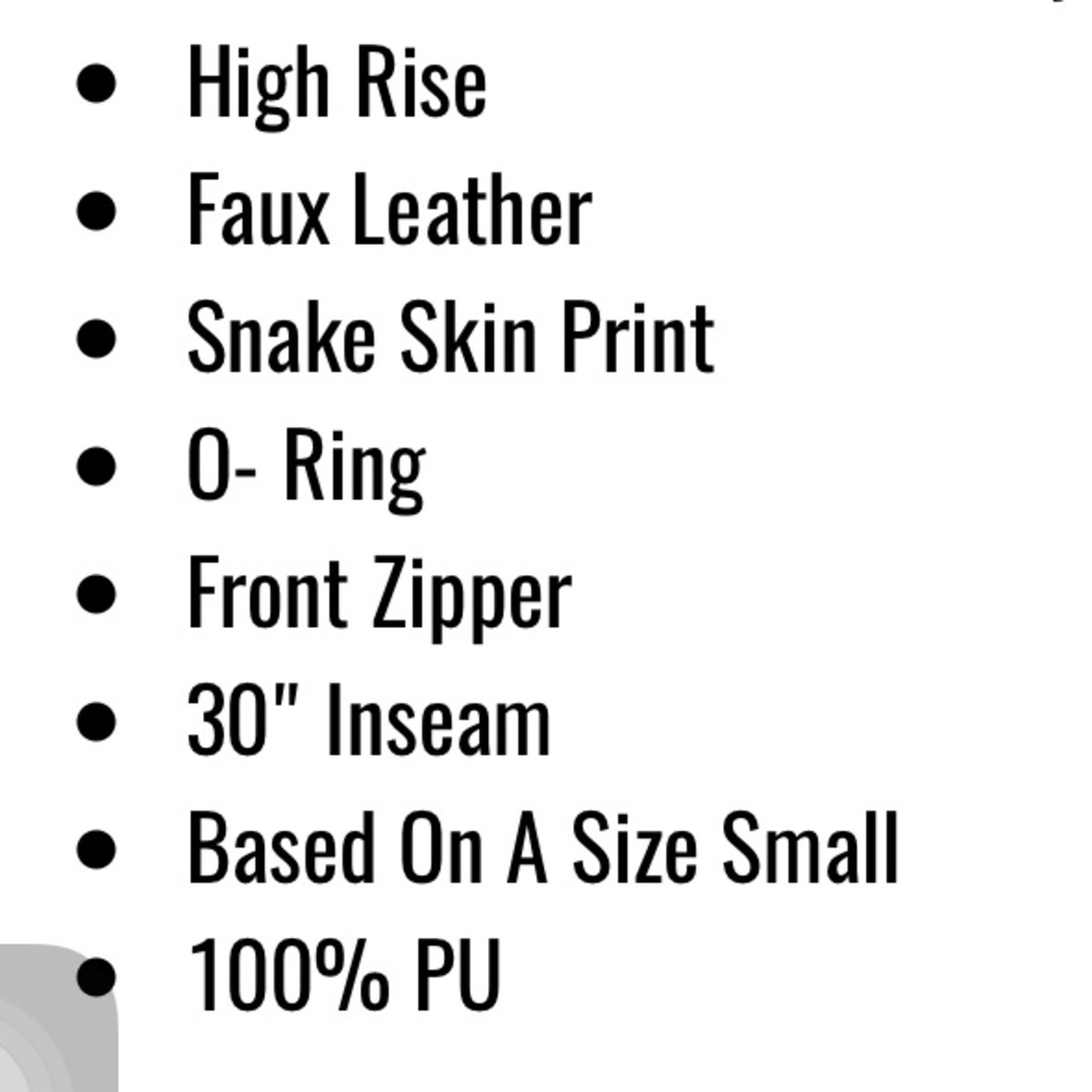 SNAKES PANT FITS SIZE M - Picture 4 of 4